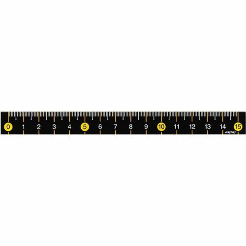 (まとめ)【レイメイ藤井】スリムカラー定規 15cm イエロー AJR201Y 【×30セット】