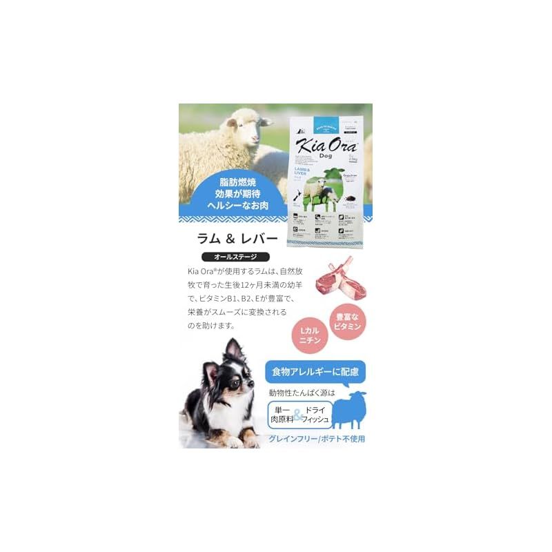 バックトゥベーシックス キアオラ KiaOra ドッグフード ラム＆レバー 2.5kg 0
