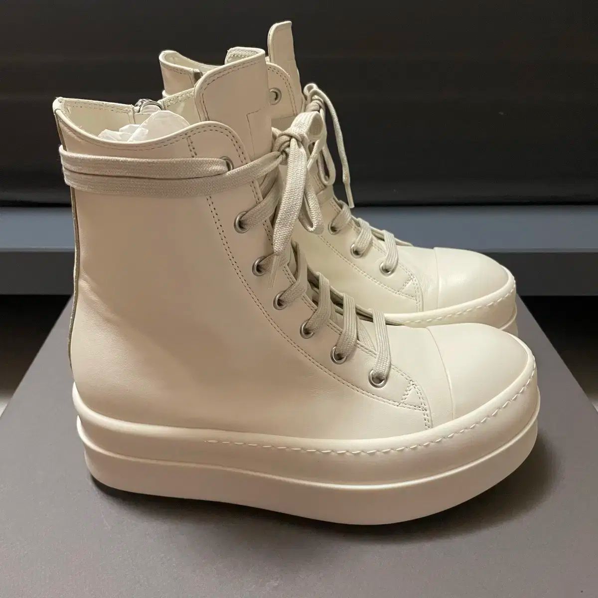 rick owens メガバンパースニーカーズ　ラモーンズ rick owens メガバンパースニーカーズ ラモーンズ - メルカリ