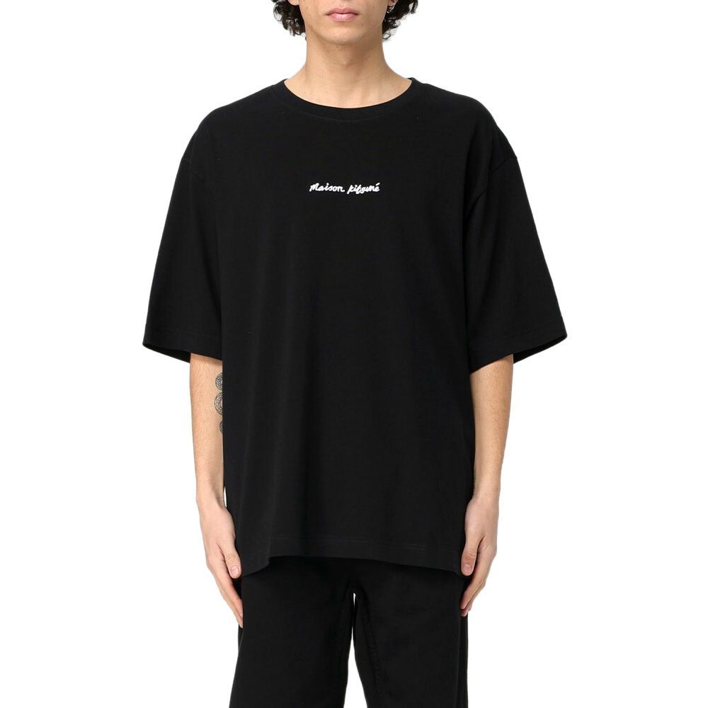 1 MAISON KITSUNE メゾンキツネ OM00122 KJ0119 ブラック Tシャツ カットソー 半袖
