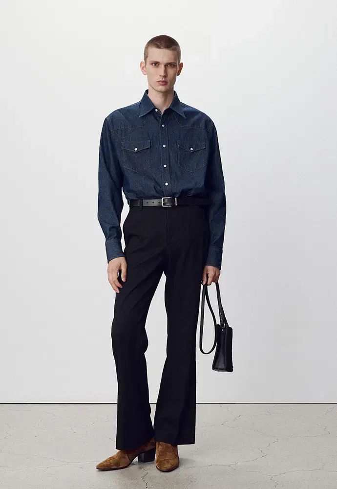 TONYWACK ブーツカット スラックス Virgin Wool Flared Tailored