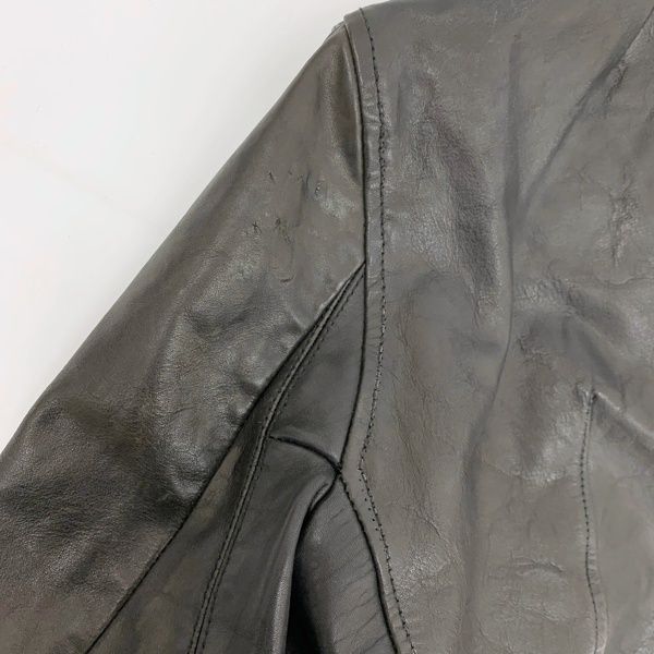 リックオウエンス LEATHER JACKET ダブル レザーライダース ジャケット