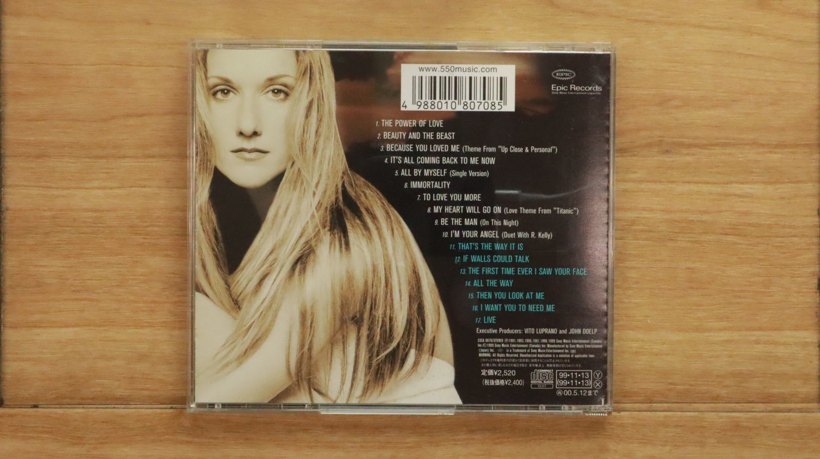 国内盤CD☆セリーヌ・ディオン/Celine Dion□ All The WayA