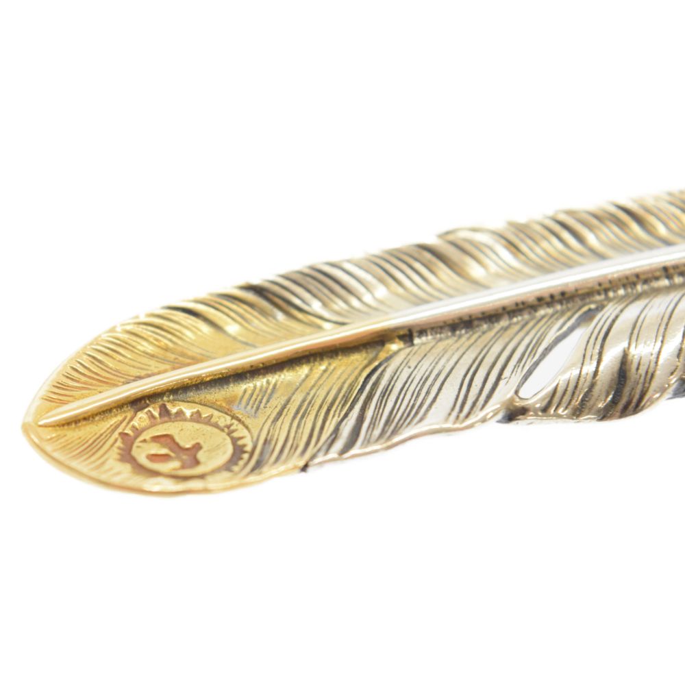 goro's (ゴローズ) オールド先金特大フェザー 右向き シルバー