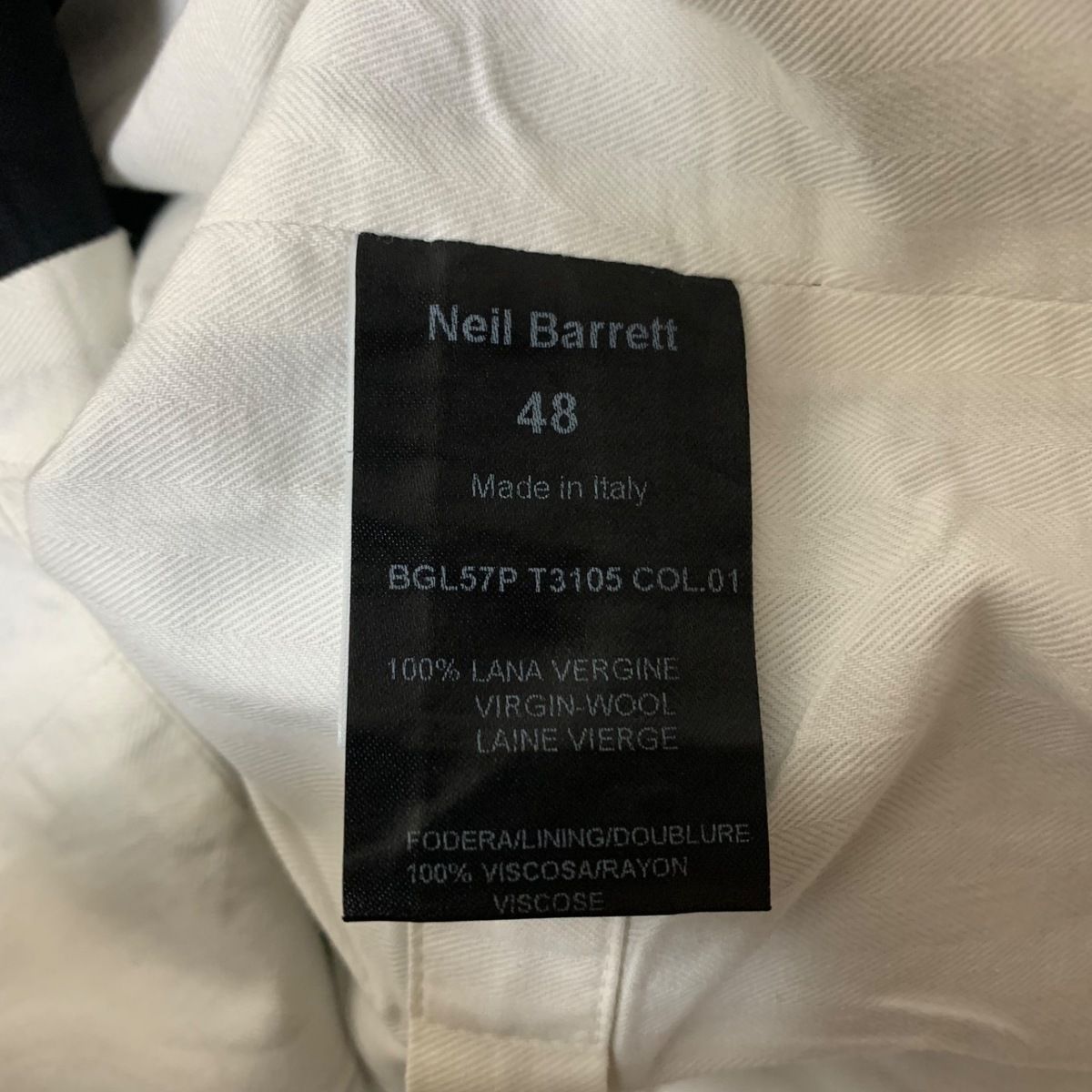 NeilBarrett(ニールバレット) ベスト サイズ48 M メンズ美品 - 黒