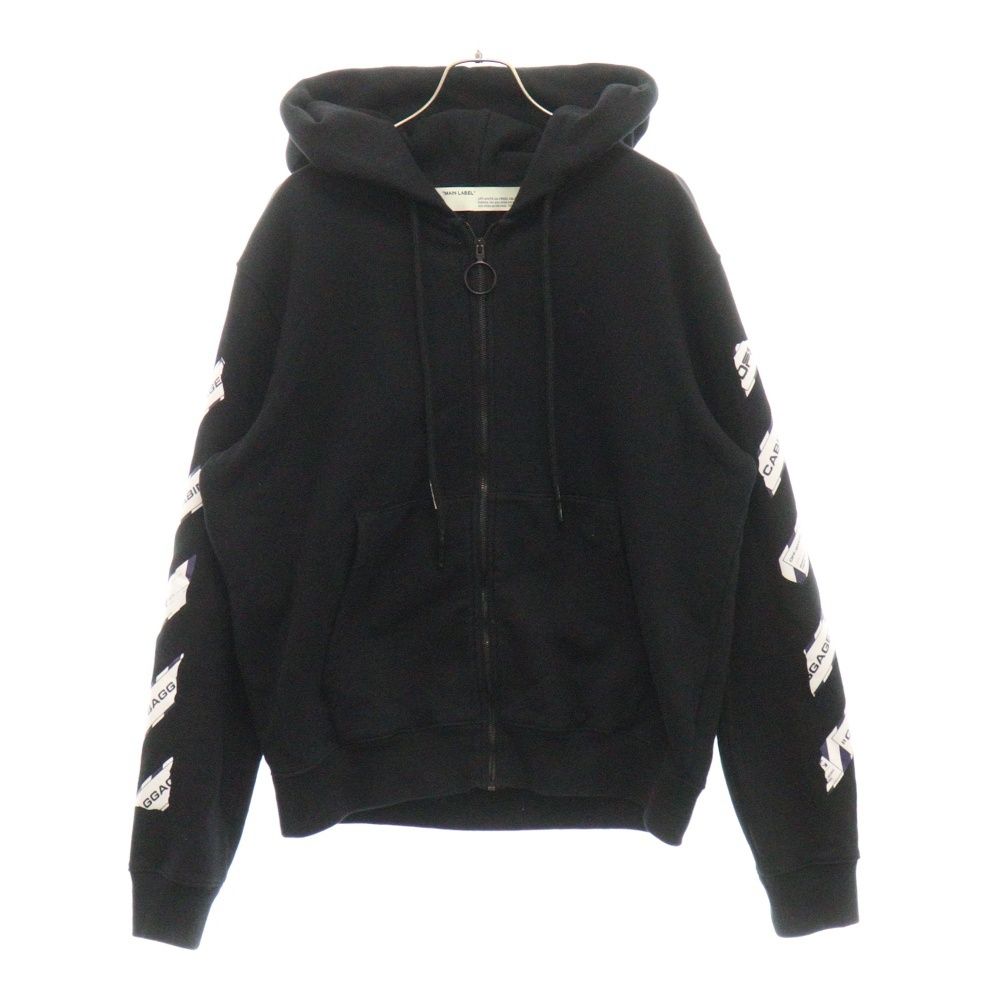 OFF-WHITE (オフホワイト) AIRPORT TAPE ZIP UP HOODIE エアーポート 