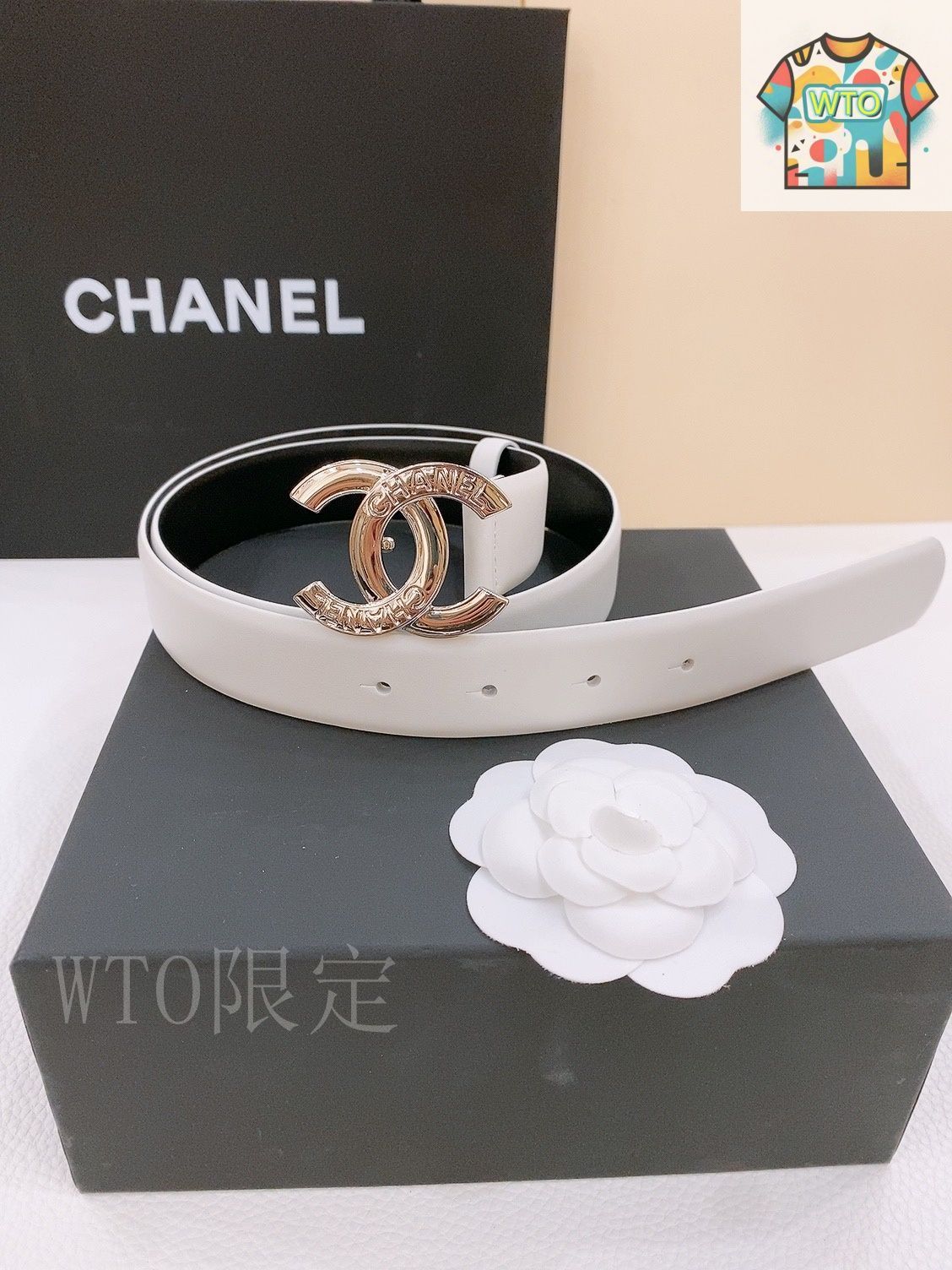 今日 Chanel シャネル ダブル C ベルト