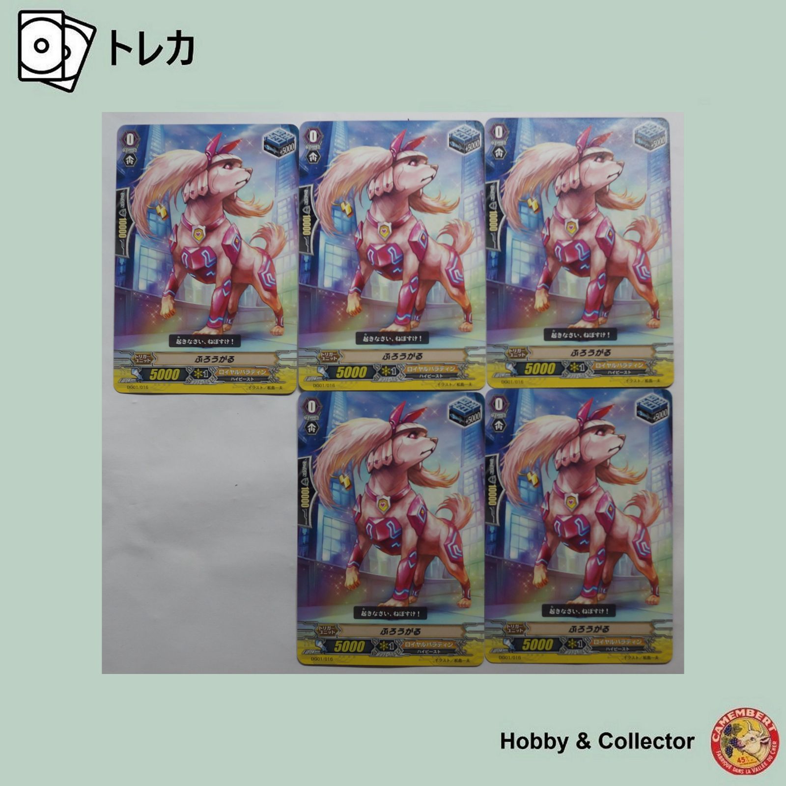 ふろうがる DG01/016 カードファイト!!ヴァンガード 5枚 ( #9585