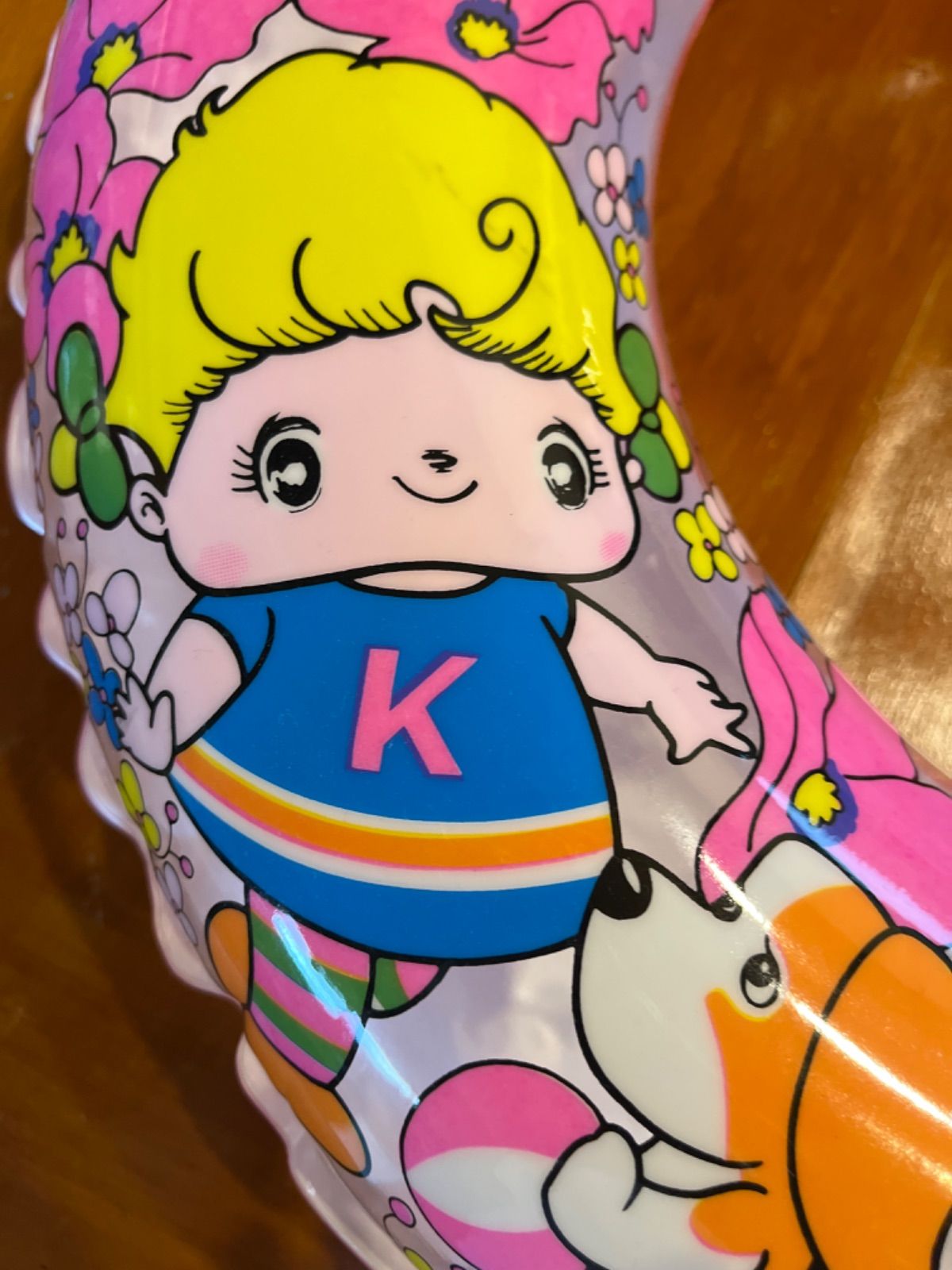 昭和レトロな子供浮き輪 55cm 新品未使用 - メルカリ