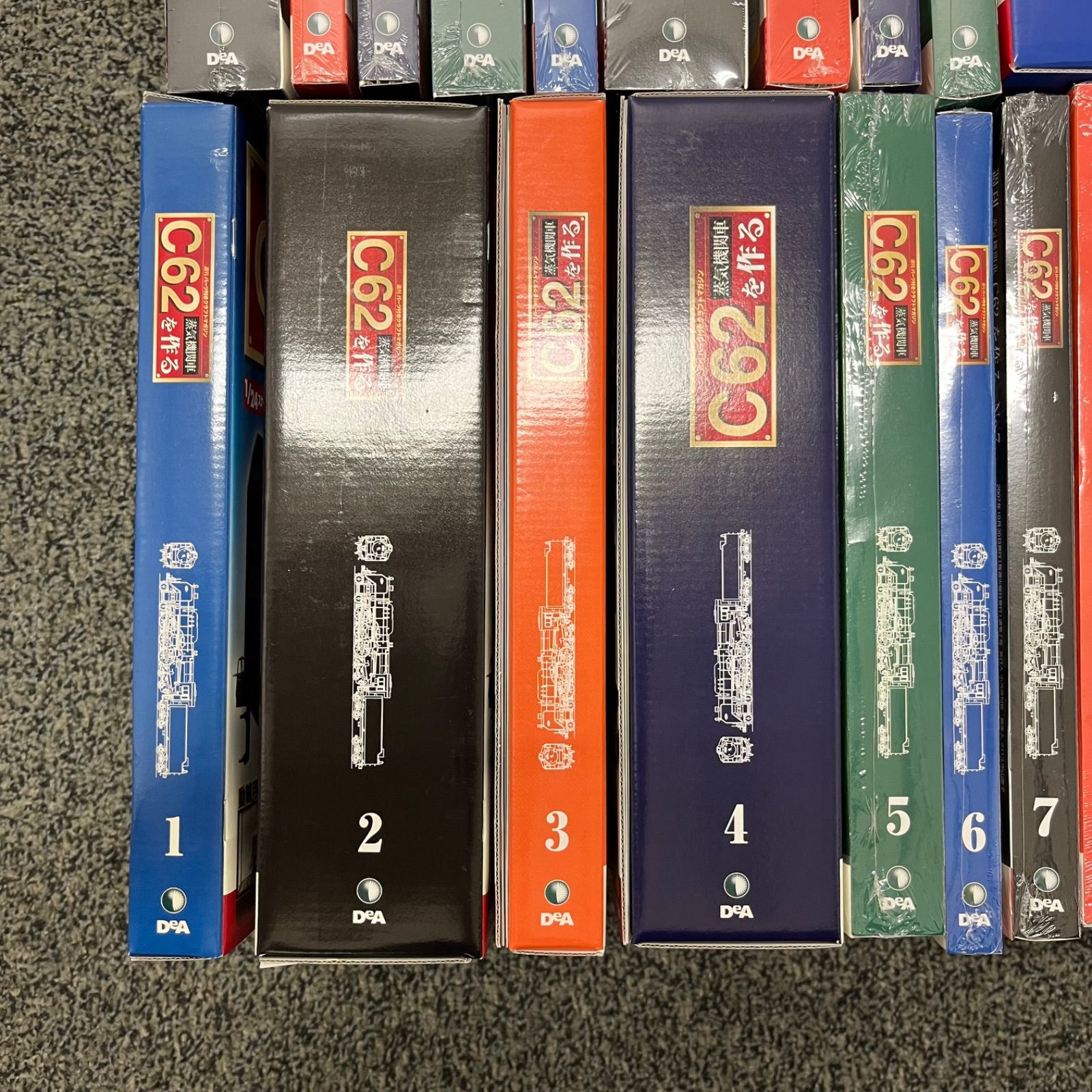 DeAGOSTINI|デアゴスティーニ|蒸気機関車C62を作る|1〜50|セット