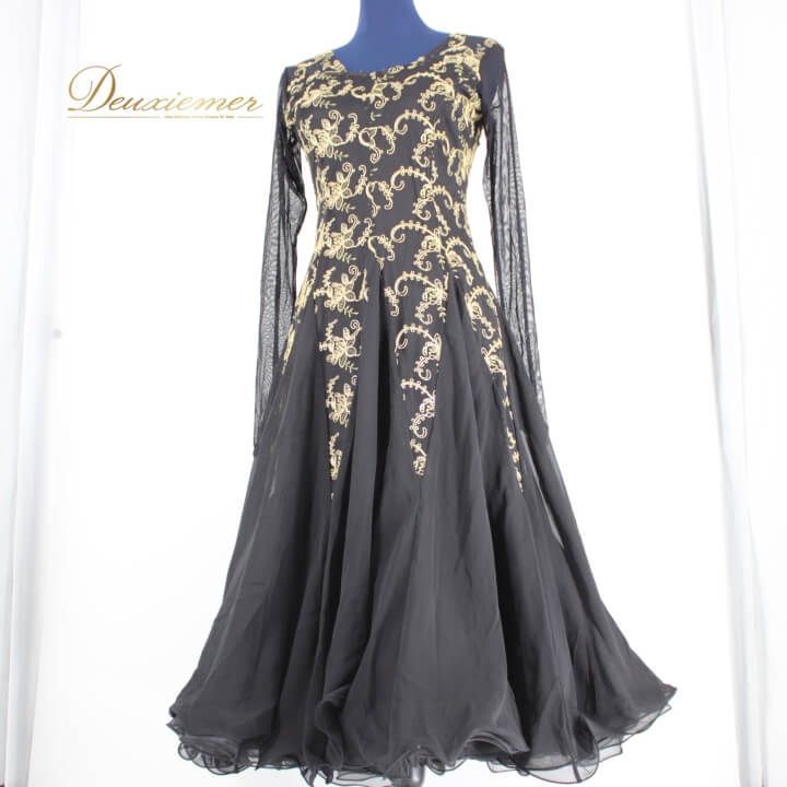 社交ダンス 衣装 スタンダード ドレス パーティ衣装 レディース