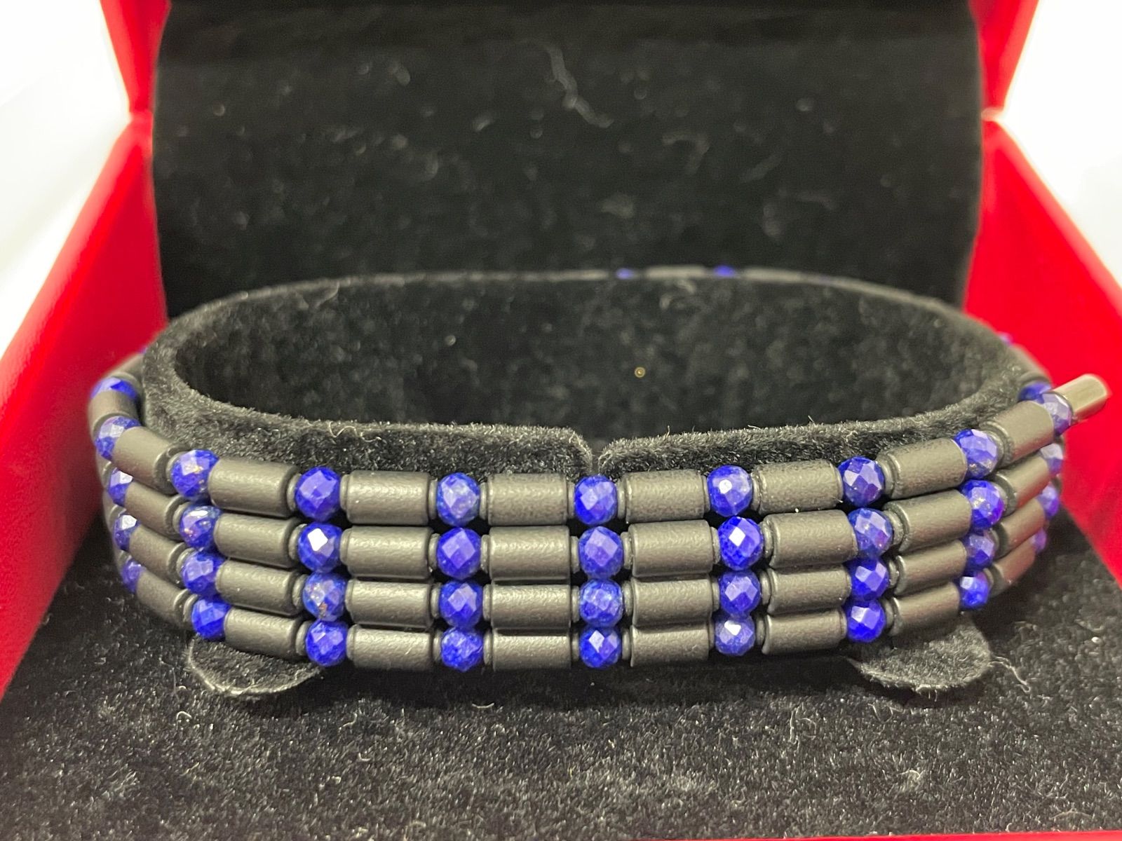 □COREFORCE コアフォース ループラピスラズリ 磁気ネックレス