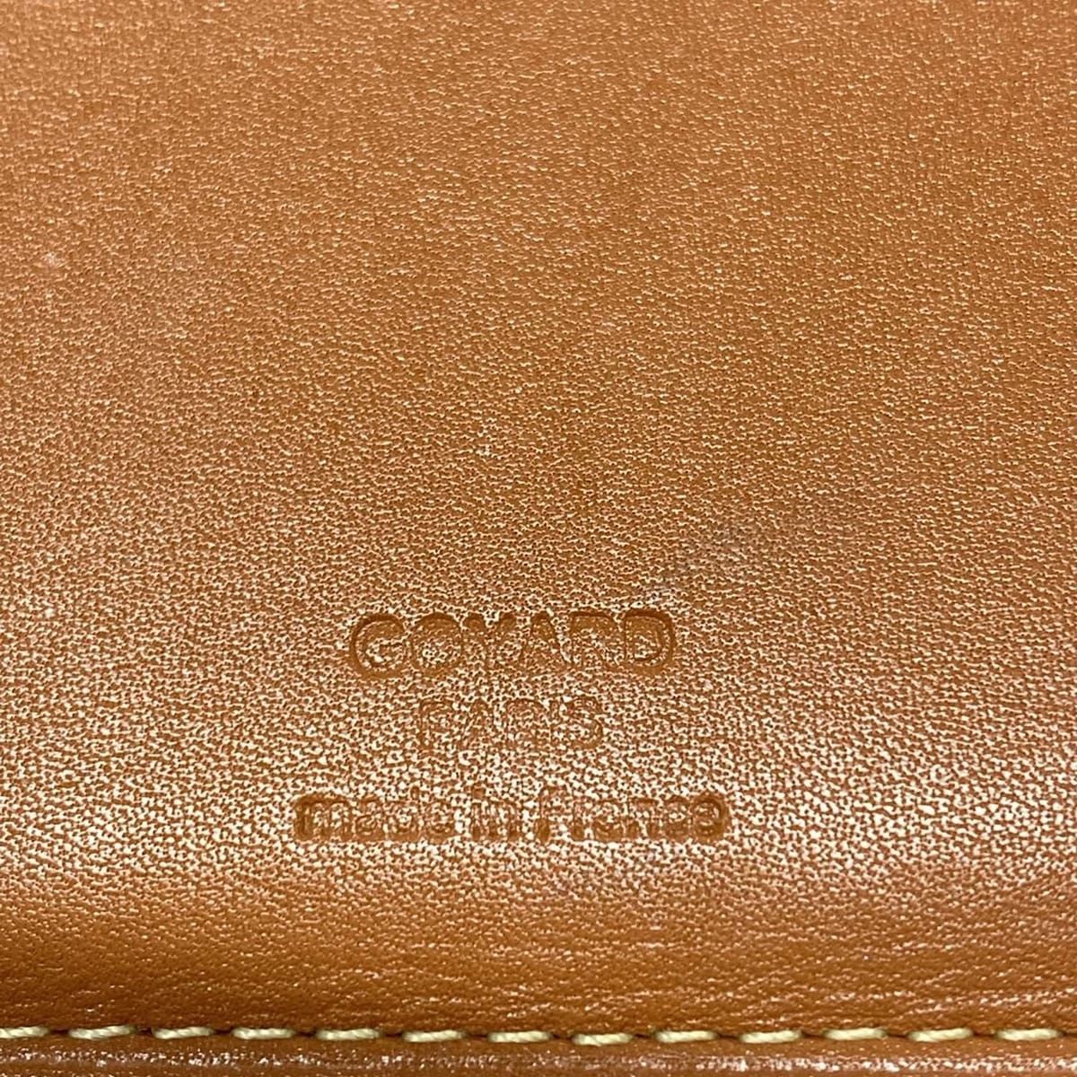 GOYARD(ゴヤール) 長財布 - 黒×ブラウン×マルチ - メルカリ 