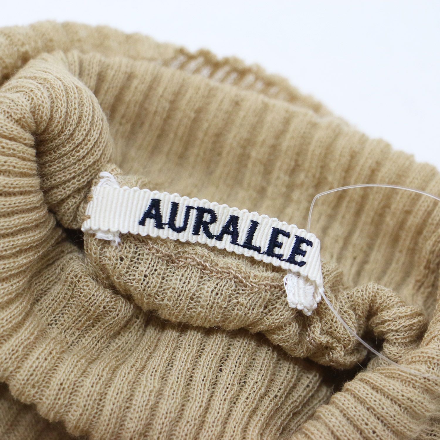 AURALEE オーラリー ニット イエロー系 サイズ:1 プルオーバー 