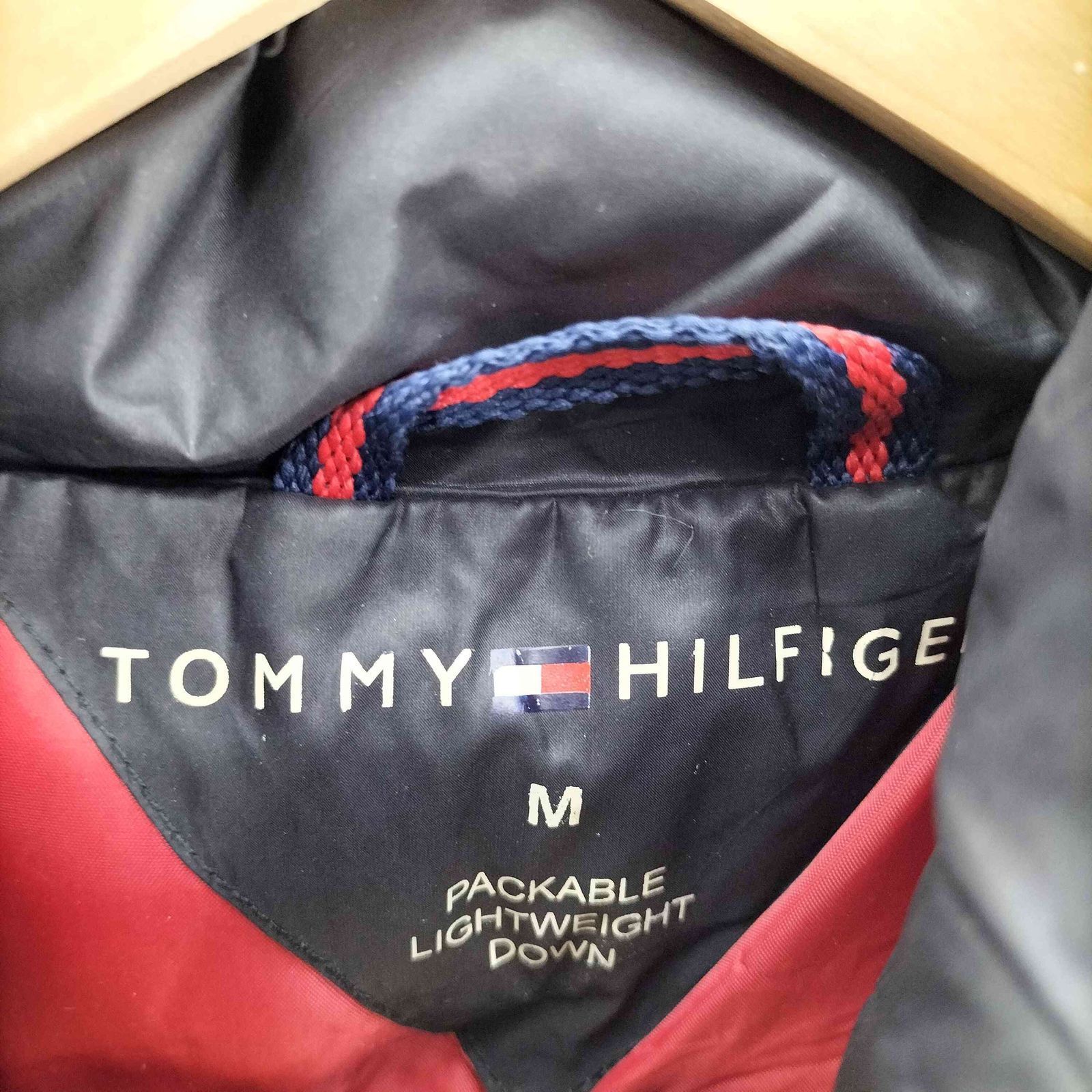 トミーヒルフィガー TOMMY HILFIGER PACKABLE LIGHT WEIGHT DOWN パッカブル ライト ウエイト ダウン レディース import：M 