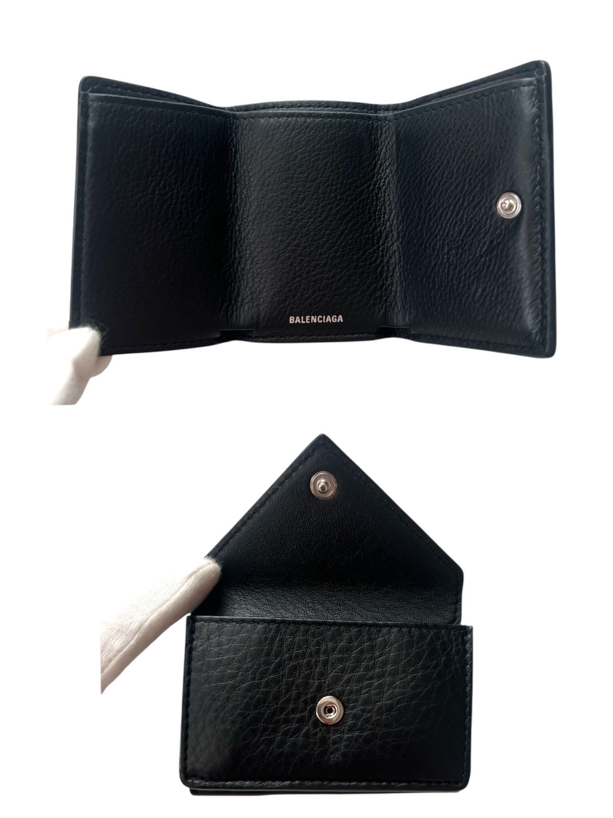 極美品✨BALENCIAGAバレンシアガ財布ペーパーミニウォレット