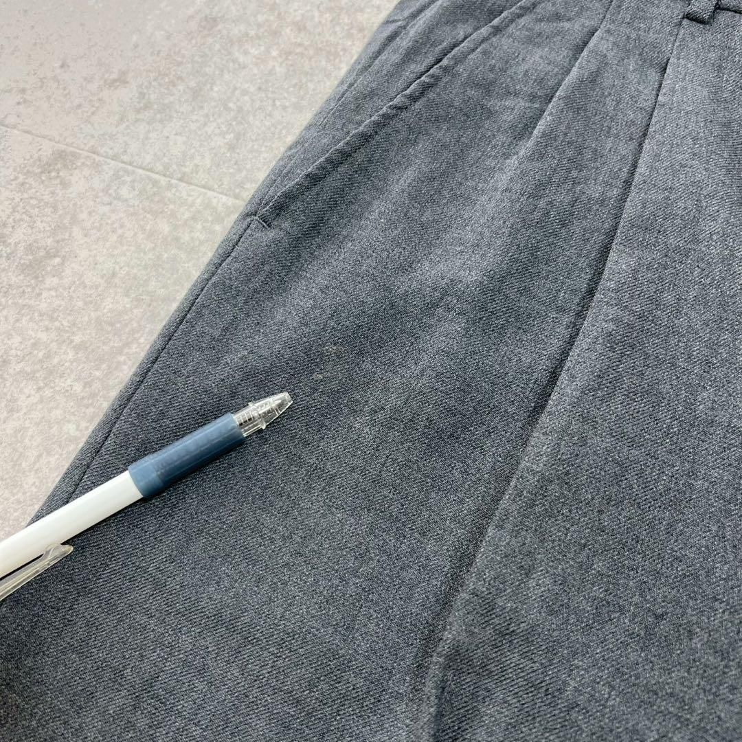 コムデギャルソン 80s スラックス 2タック パンツ グレー W31