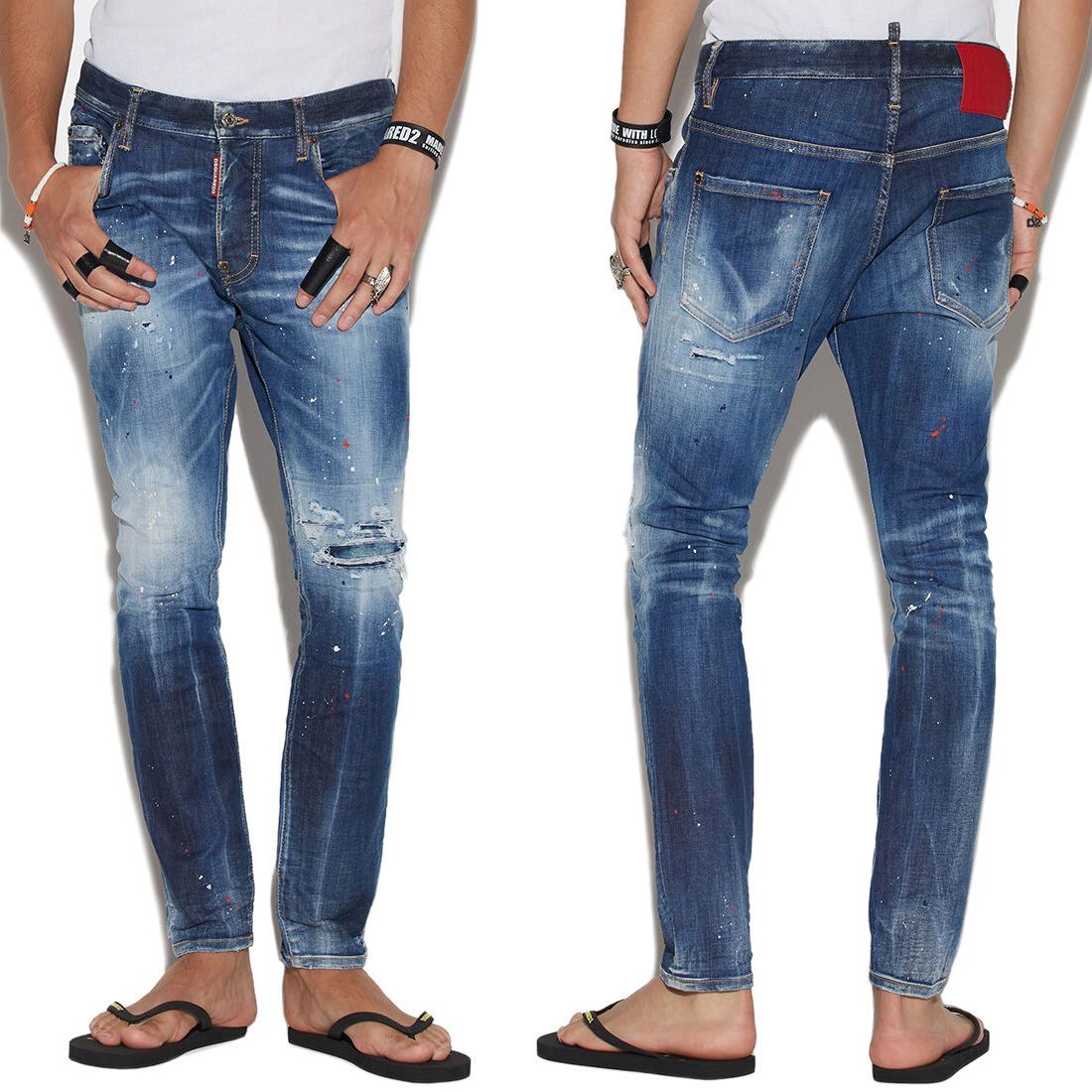 (ディースクエアード) DSQUARED2 M.W SKINNY JEAN 75LA0954 ディースクエアード) DSQUARED2 M.W SKINNY JEAN 75LA0954 (D