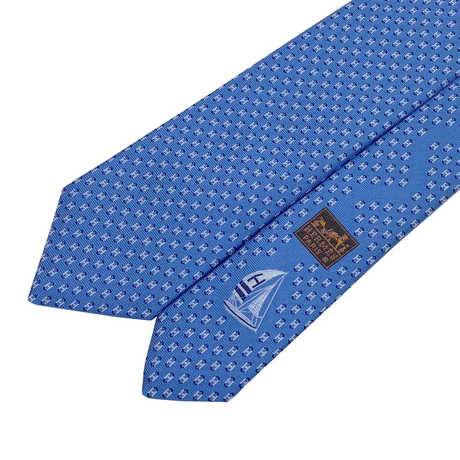 エルメス HERMES ネクタイ オセアンH シルク メンズ 新品未使用 新品】 エルメス HERMES ネクタイ シルクツイルタイ 7cm《 オセアンH