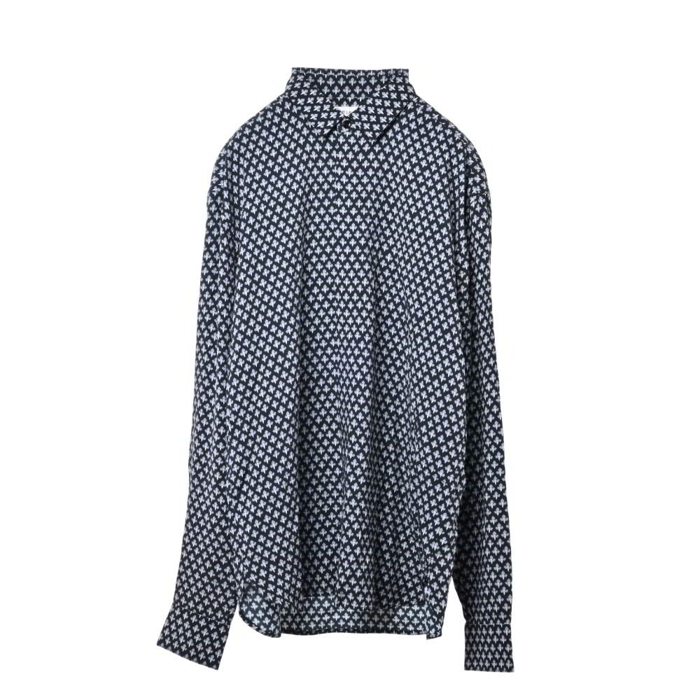 Saint Laurent Paris レーヨン プリント シャツ