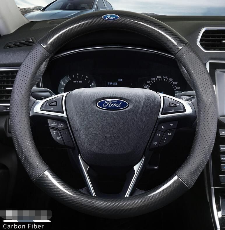 新品！フォード Ford O型 ハンドルカバー 炭素繊維 ステアリングカバー 番号05 全車種対応 モンデオ TIERRA RS mustang ST RACING SHELBY