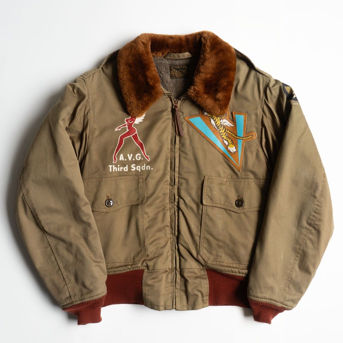 雰囲気抜群】BUZZ RICKSON'S【B-10 赤リブ SUPERIOR TOGS】36