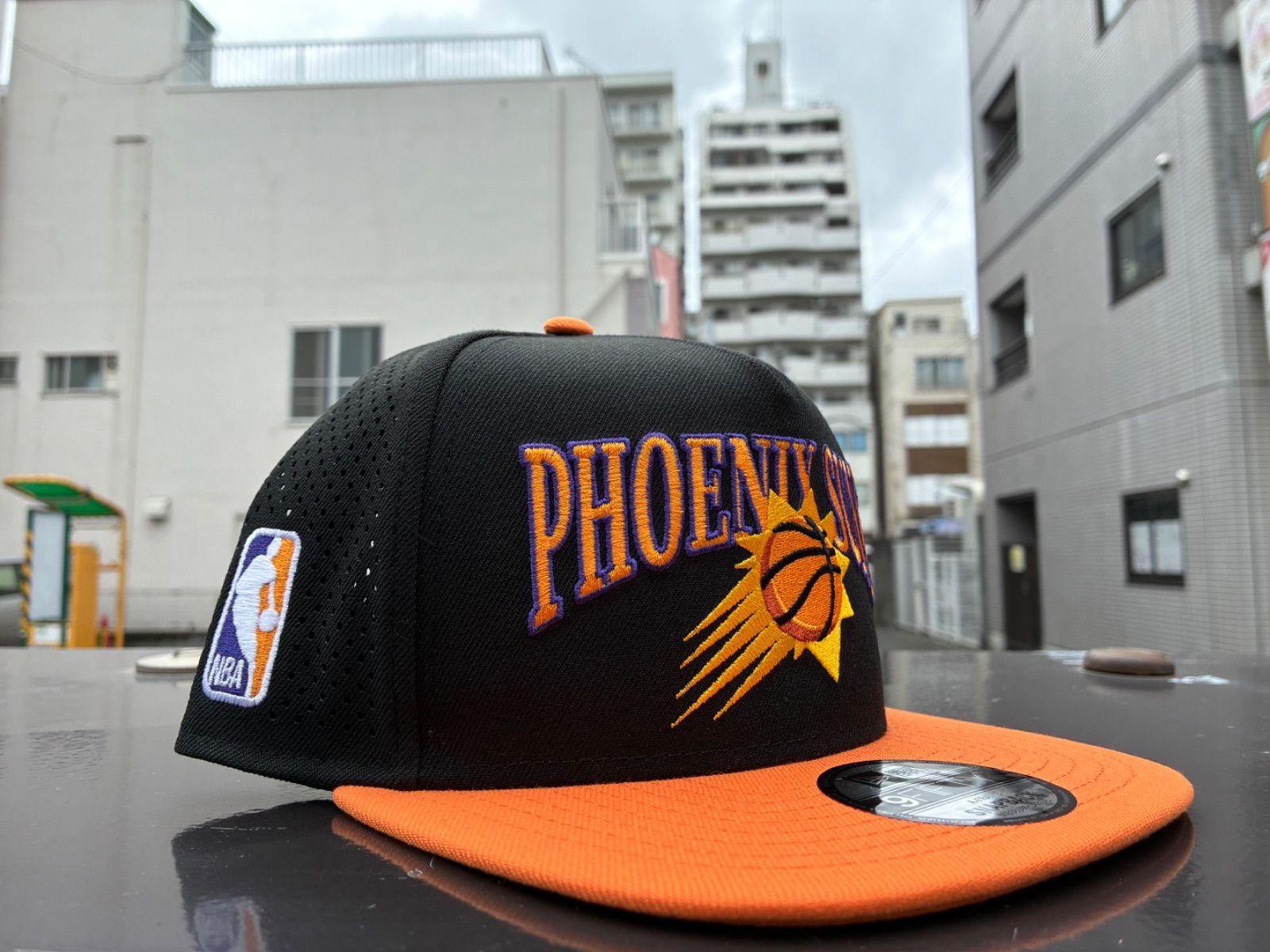 NEW ERA 9FIFTY A-Frame NBA 2-Tone フェニックス サンズ ブラック オレンジポプシクルバイザー M|Lサイズ ¥6380 ＋ 送料¥550