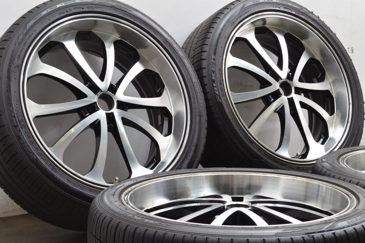 カスタム用に M z SPEED juno Babel 22 in 9 J 35 PCD 114 3 ファルケン AZENIS FK 510 SUV 265 40 R レクサス RX NX ハリアー