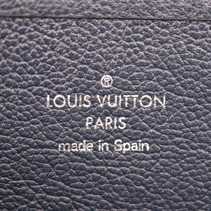 LOUIS VUITTON ルイ ヴィトン カバ ヴォワヤージュ NV トートバッグ M53240 トリヨンレザー ネイビー シルバー金具  ショルダーバッグ ビトン 【本物保証】