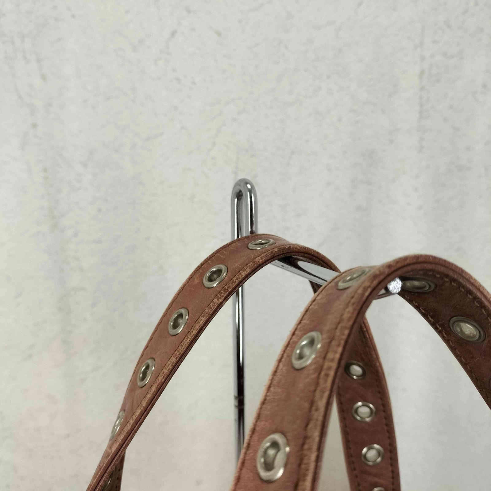 ☆美品☆vanessabruno ハトメレザーバッグ vanessabruno｜レザーハトメスタッズトートバッグ