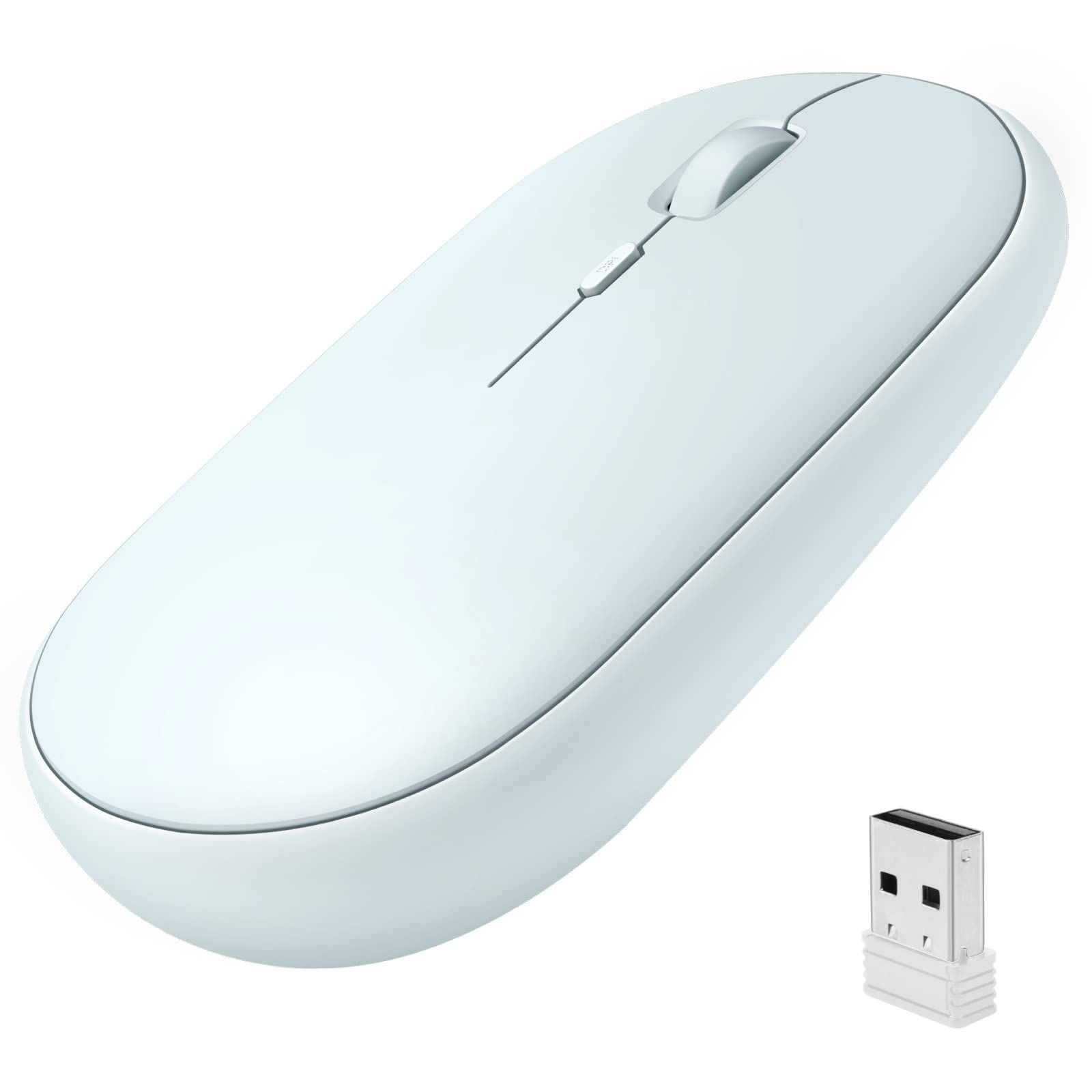 新色追加して再販 マウス ワイヤレス 超薄型 充電式 高精度 静音 無線 2.4GHz 3DPIモード 小型 高精度 持ち運び 便利 Mac  Windows surface Microsoft Proに対応 送料無料