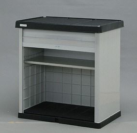 アイリスオーヤマ ロッカー ホームロッカー ブラック/グレー G201244 IRIS OHYAMA