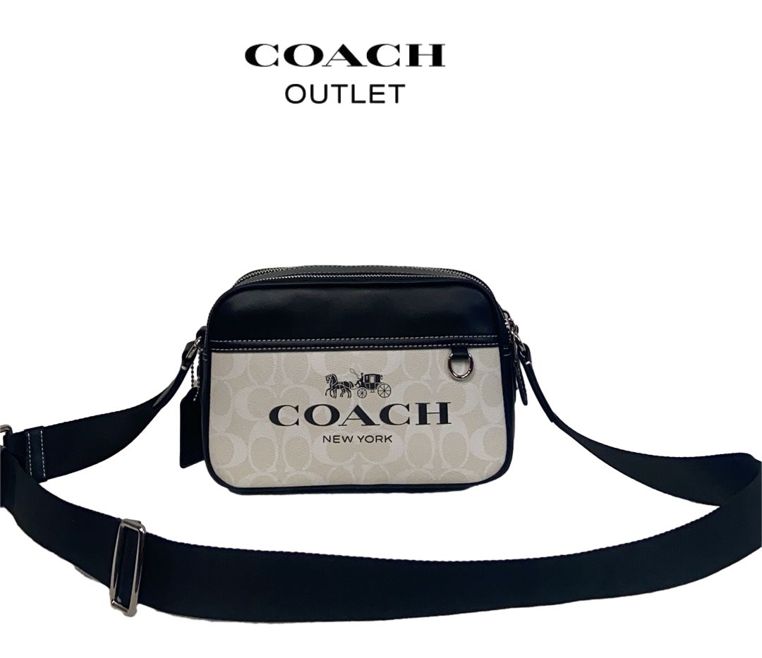 外側【新品】コーチ バッグ ショルダーバッグ COACH グラハム レザー