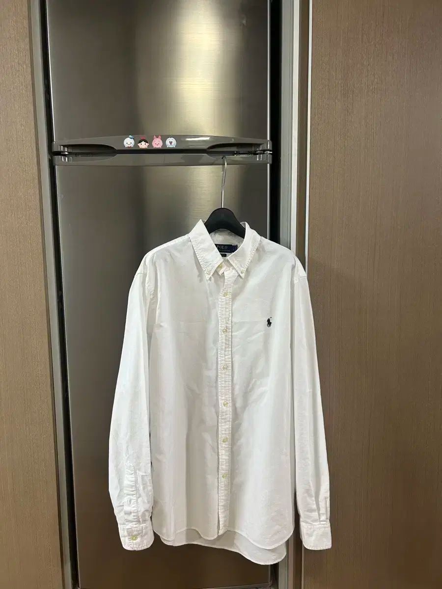ポロ クラシックフィット 白 シャツ L