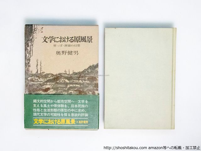 文学における原風景 原っぱ・洞窟の幻想 初函帯/奥野健男/集英社