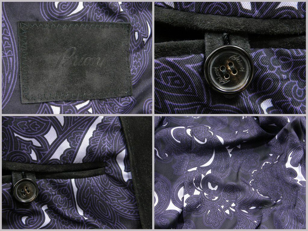 新品】 Brioni ／ ブリオーニ スエード レザー ジャケット