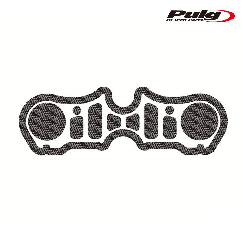 Puig 21251U TOP BRIDGE ProTECTOR STICKER NAKED[GRAY] YAMAHA YZF-R7 (22-) トップブリッジプロテクトシール ネイキッド
