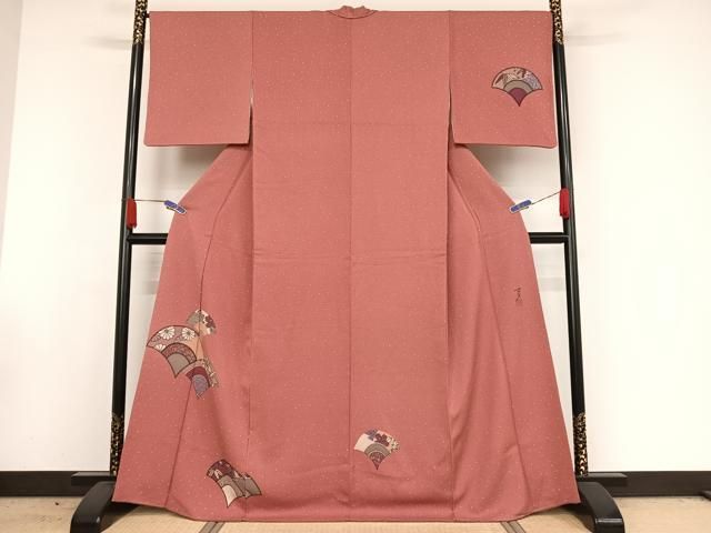 平和屋着物●染色の魔術師　染乃座・大久保玄才　そめのざ玄才　訪問着　花青海波　正絹　逸品　AAAW4394np 平和屋着物○染色の魔術師 染乃座・大久保玄才 そめのざ玄才 訪問着 花