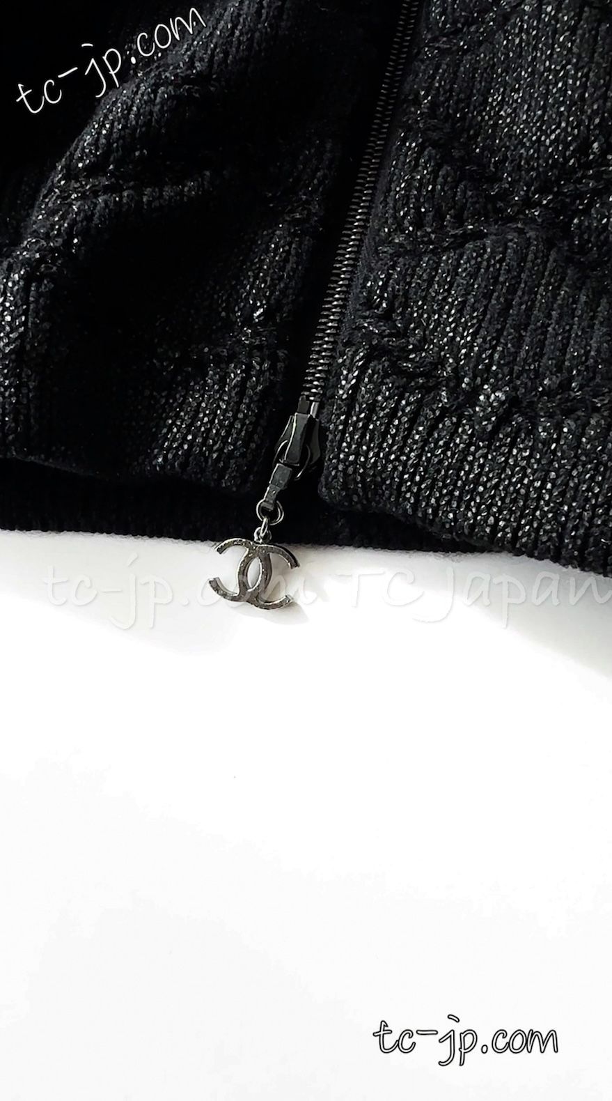 シャネル ジャケット カーディガン CHANEL ロゴ入りリボン貴重