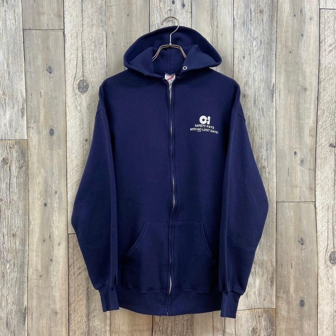 OLD JERZEES 90s ジャージーズ 裏起毛 スウェット ジップパーカー