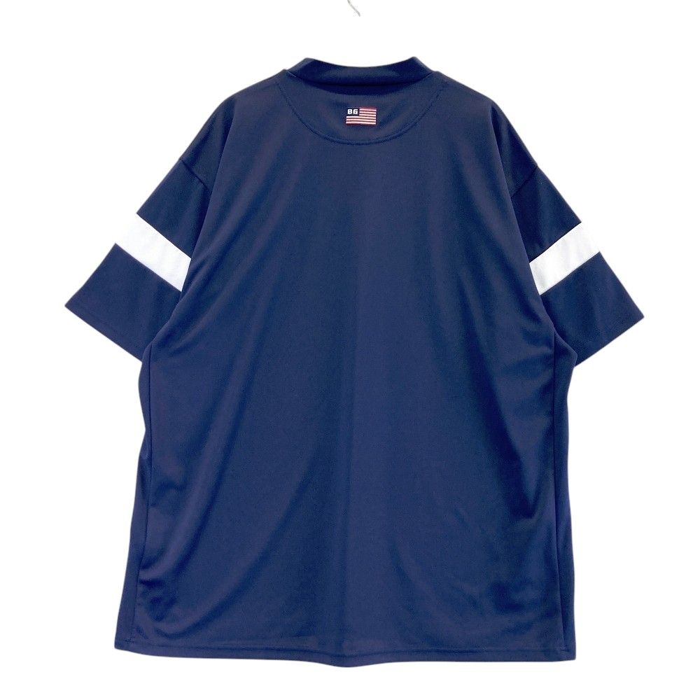 サイズ：XL BRIEFING GOLF ブリーフィング 2023年モデル ハイネック 半袖Tシャツ  ネイビー系 [240101479492] ゴルフウェア メンズ ストスト BRIEFING GOLF ブリーフィング 2023年モデル ハイネック 半袖T