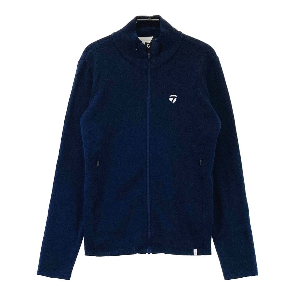 TaylorMade ブラック ニットジャケット　Mサイズ　新品 サイズ：S TAYLOR MADE テーラーメイド 裏地付き 長袖ニットジャケット