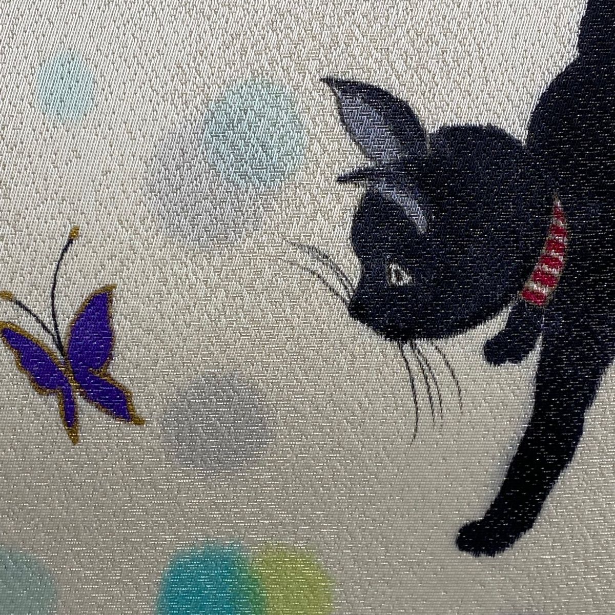 袋帯 ikki流 ブラックに銀 袋帯 ikki流 ブラックに銀