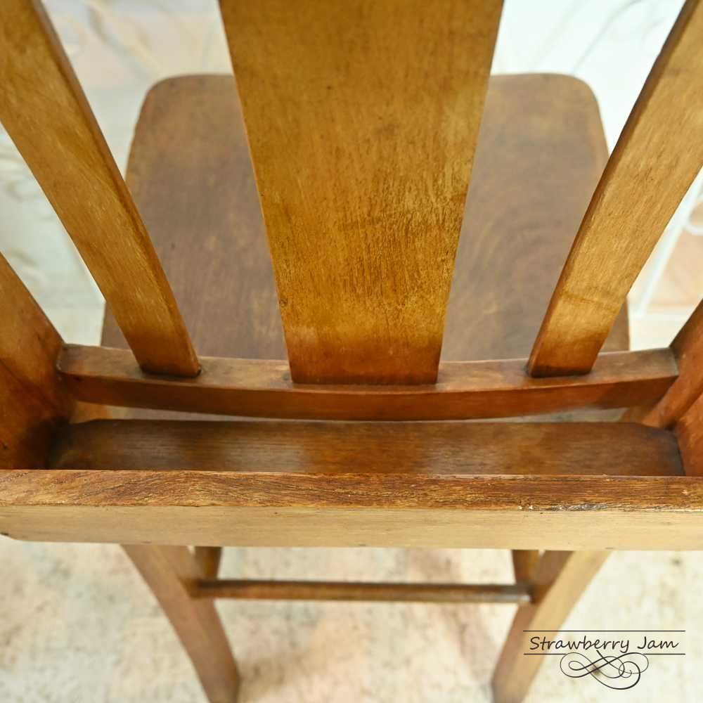 L3705-17-4 英国アンティーク チャーチチェア ヴィクトリアン