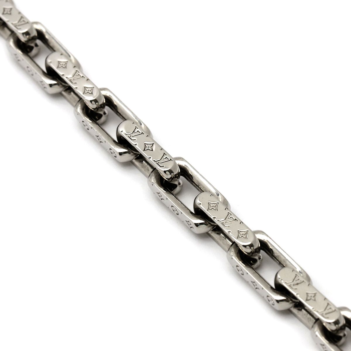 ルイヴィトン コリエチェーン ブレスレット シルバー モノグラム