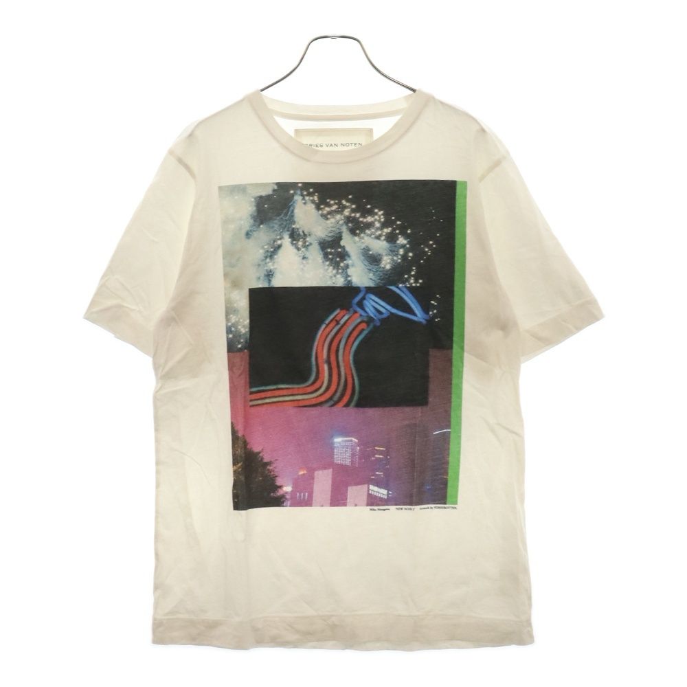DRIES VAN NOTEN グラフィックTシャツ M DRIES VAN NOTEN | Heer Graphic Print Slogan Cotton T-Shirt | Men
