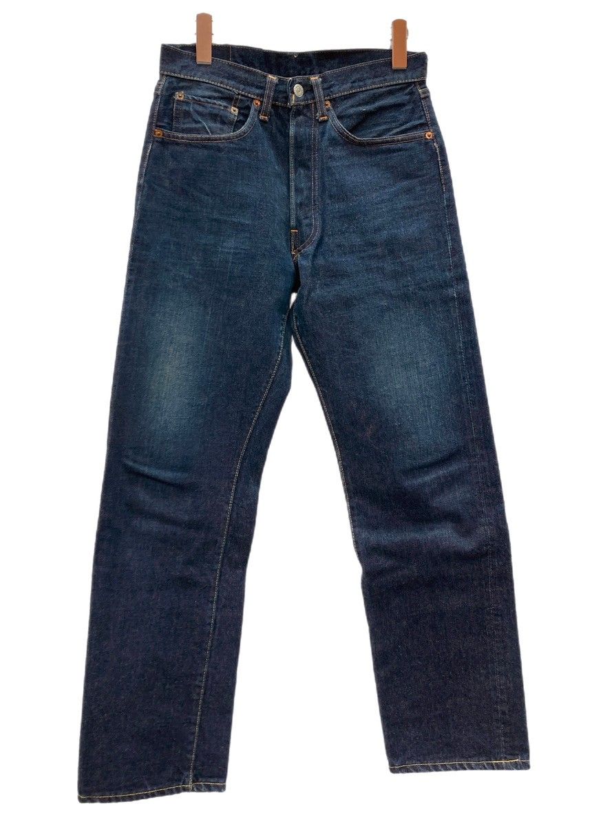 リーバイス Levi's 501 Sタイプ タイプ物 BIG E 60s 60年代 Vintage ヴィンテージ ジーンズ デニムパンツ ボタン裏2 濃紺 無地 デニム ネイビー W30L32 104MB-116