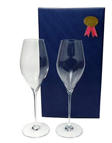 ギフトBOX ラッピング 木村硝子店 ツル10ozシャンパーニュ2脚
