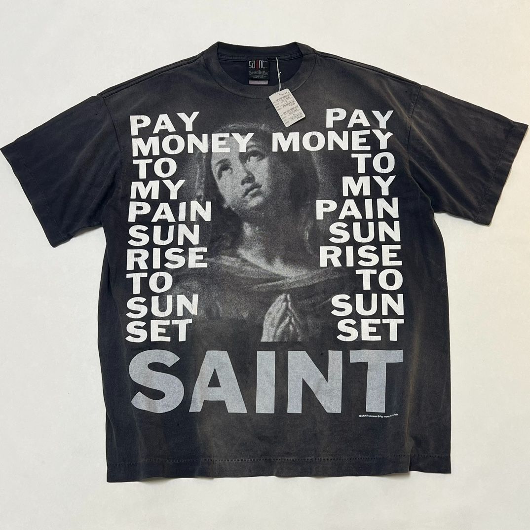 SAINT MICHAEL × Pay money To my Pain STAY REAL Tシャツ