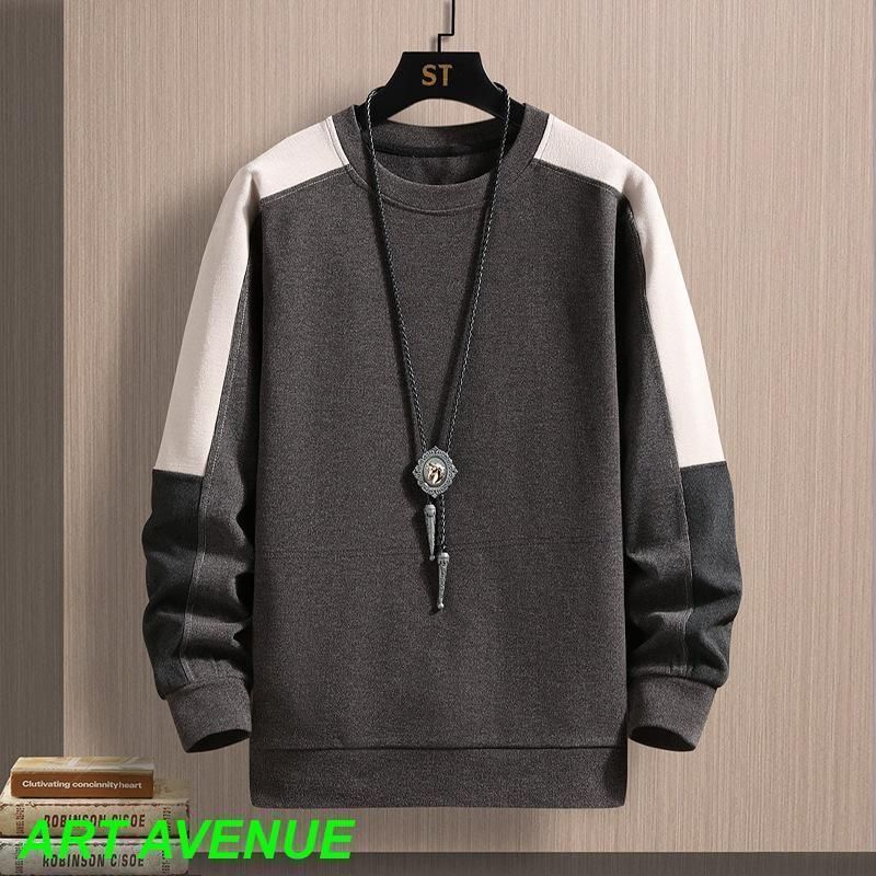 トレーナー メンズ 切り替え スウェット オシャレ プルオーバー 長袖
